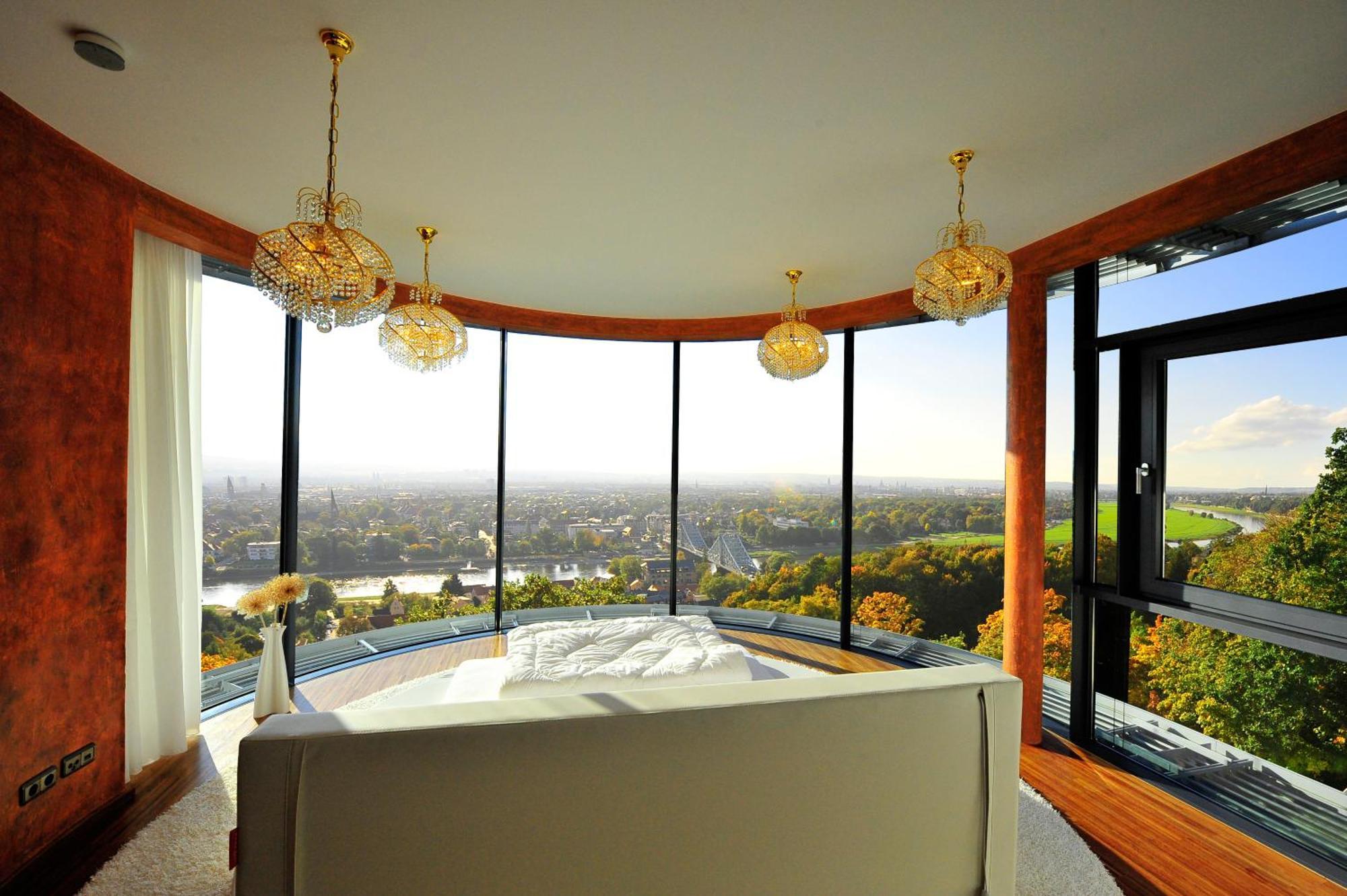 Villa Via Lapis - Panoramablick Ueber Dresden - Garten - Pool - Sauna - Luxus Pokój zdjęcie