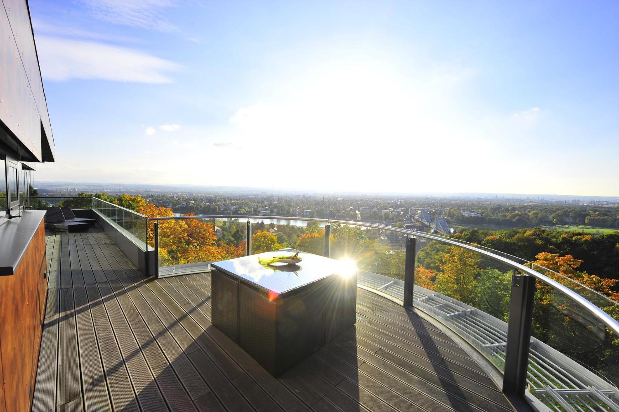 Villa Via Lapis - Panoramablick Ueber Dresden - Garten - Pool - Sauna - Luxus Pokój zdjęcie